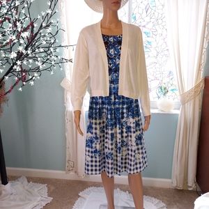 Talbots dress and sweater